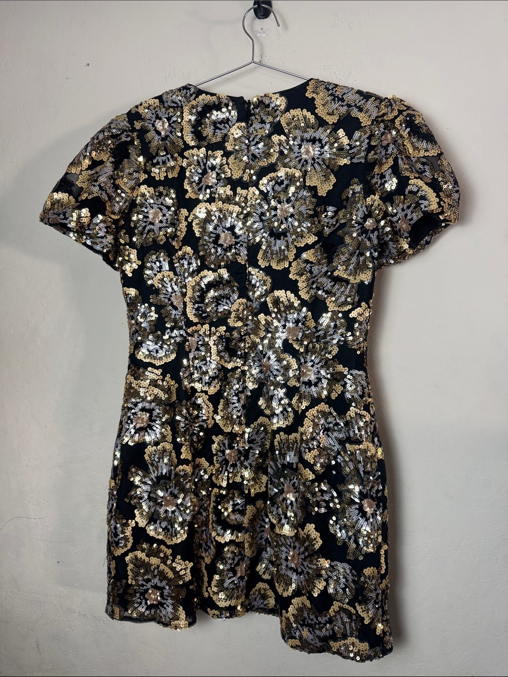 Dress the Population Elsie Dress Gold Multi Size XXL - Picture 7 of 8